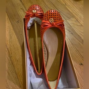 Michael Kors Grapefruit flats—BRAND NEW, NEVER WORN! Perfect for Easter!